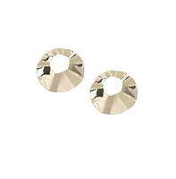 Sohi Minimal Swirl Circular Drop Earrings