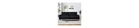 gaomon 80.7" Modern Square Armrest Cushioned Sofa with Storage Bag and Cup Holders, Small Couch Mid Century for Living Room, Apartment Office