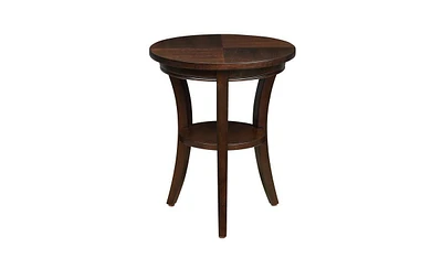 Slickblue Charming Wood Round End Table for Stylish and Functional Living Spaces