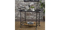 Slickblue Stylish Bar Cart for Portable and Functional Entertaining Storage