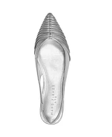 Marc Fisher Ltd Women's Dalatee Ruched Slingback Flats