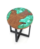 Slickblue Charming Round End Table for Stylish and Functional Living Room Decor