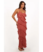 Petal and Pup Women's Ciao Ruffles Maxi Dress