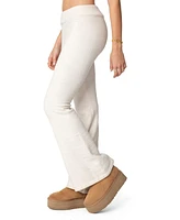 Edikted Women's Plush Flared Pants