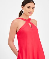 I.n.c. International Concepts Petite Halter Maxi Dress, Exclusively at Macy's