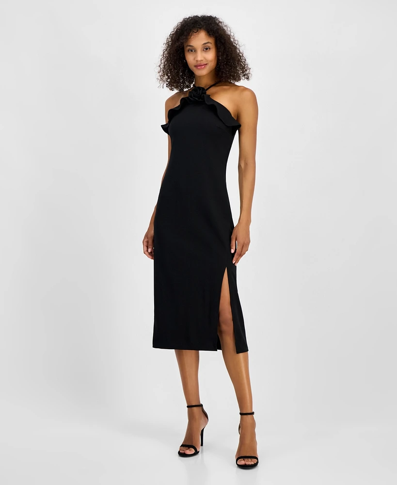 Rachel Roy Women's Layla Ruffled Midi Dress