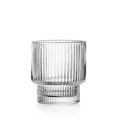 Godinger Sullivan Street Fluted Double Old Fashioned Glasses, Set of 4