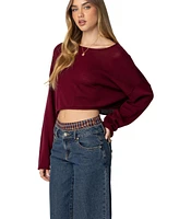 Edikted Women's Shyrah Oversized Knit Top