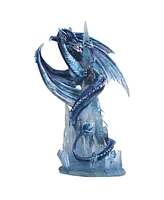 Fc Design "2-pc Set" 10"H Blue Dragon Sea Serpent on Icicle Figurine Statue Ornament Home Room Office Decor and Perfect Ideas for Housewarming, Holida