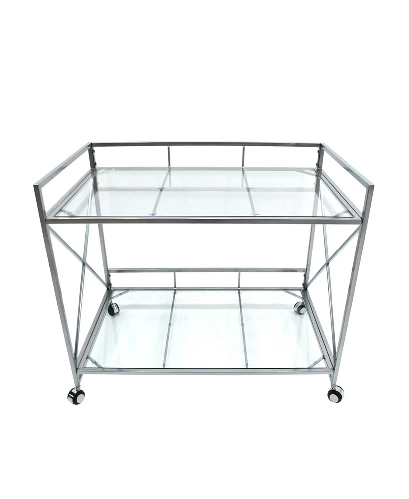 Slickblue Elegant Bar Cart for Versatile and Stylish Entertaining