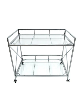 Slickblue Elegant Bar Cart for Versatile and Stylish Entertaining