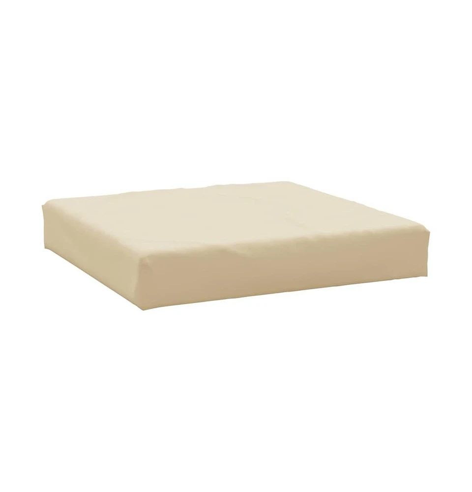 vidaXL Pallet Cushion Beige Oxford Fabric