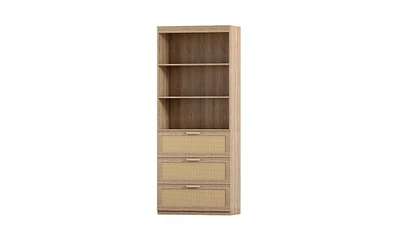 Slickblue Tall Storage Cabinet for Maximized Organization and Space Efficiency