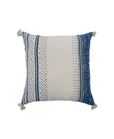 C&F Home 18" x 18" Lucas Navy Striped Throw Pillow