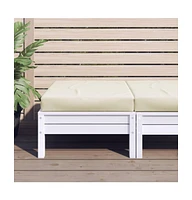 vidaXL Pallet Cushion Cream 23.6"x23.6"x2.4" Oxford Fabric