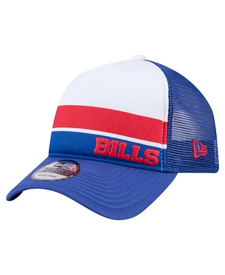 New Era Big Boys and Girls Royal Buffalo Bills Sport Night Color Block 9FORTY A-Frame Trucker Adjustable Hat