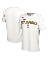 Nike Men's White Uswnt 2024 Summer Olympics Gold Medal T-Shirt