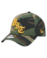 New Era Men's Camo Pittsburgh Steelers Mystic Camo A-Frame 9FORTY Adjustable Hat