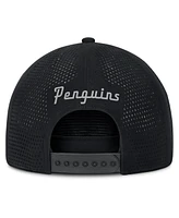 Fanatics Men's Black Pittsburgh Penguins Front Office Performance A-Frame Adjustable Hat