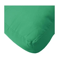 vidaXL Pallet Cushion Green Fabric
