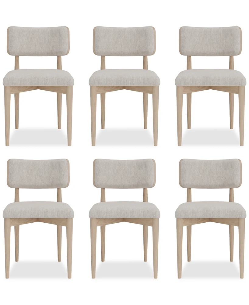 Lunare 6-Pc. Curved Chair Set