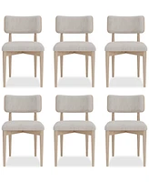 Lunare 6-Pc. Curved Chair Set