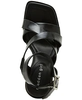 Madden Girl Hero Strappy Block-Heel City Sandals