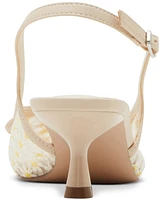 Madden Girl Vogue-m Kitten-Heel Slingback Bow Pumps