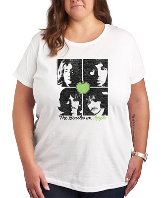 Hybrid Apparel Plus The Beatles Apple Graphic Pullover T-shirt