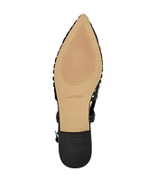 Calvin Klein Women's Jillie Pointy Toe Slingback Dress Flats