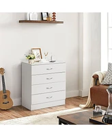 Slickblue 4-Drawer Nightstand Dresser for Stylish and Functional Bedroom Storage