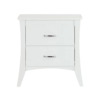 Slickblue Contemporary Style 2-Drawer Wood Nightstand by Babb for Modern and Functional Bedroom Storage