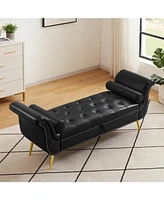 Slickblue Storage Sofa Bench for Stylish Seating and Space-Saving Organization