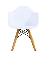 Gouun 3 Pieces Kid's Modern Round Table Chair Set