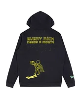 Freeze Max Men's Black Rick And Morty Every Pullover Hoodie