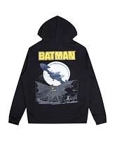 Freeze Max Men's Black Batman Comics I Am The Night Pullover Hoodie