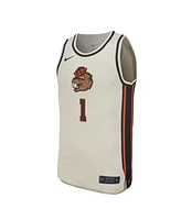 Nike Men's Natural Oregon State Beavers Replica Basketball Jersey