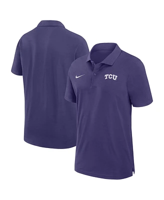 Nike Men's Purple Tcu Horned Frogs Performance Polo