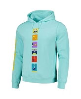 Freeze Max Men's & Women's Mint SpongeBob SquarePants Pieces Pullover Hoodie