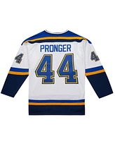 Mitchell & Ness Men's Chris Pronger White St. Louis Blues 1999-00 Power Play Jersey