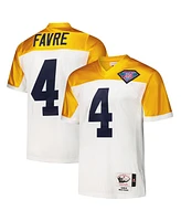 Mitchell & Ness Men's Brett Favre White Green Bay Packers 1994 Authentic Throwback Retired Player Jersey