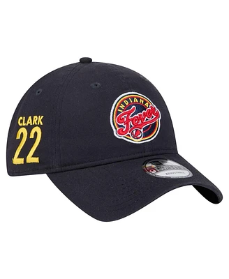 New Era Men's Caitlin Clark Navy Indiana Fever Name Number Sidepatch 9TWENTY Adjustable Hat