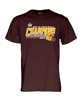 Blue 84 Men's Maroon Arizona State Sun Devils 2024 Big 12 Football Conference Champions Locker Room T-Shirt