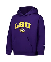 Champion Big Boys and Girls Purple Lsu Tigers Campus Pullover Hoodie