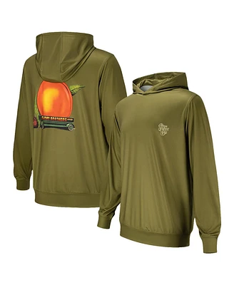 Section 119 Men's and Women's Olive The Allman Brothers Band Peach Truck Pullover Hoodie