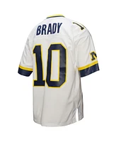 Mitchell & Ness Men's Tom Brady White Michigan Wolverines 1999 Legacy Jersey