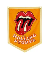 Oxford Pennant Rolling Stones Hot Lips Logo Camp Flag