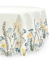 Lenox Wildflower Border Tablecloth, 70" Round