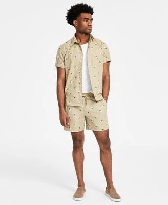 Sun Stone Mens Floral Shirt Drawstring Shorts Exclusively At Macys