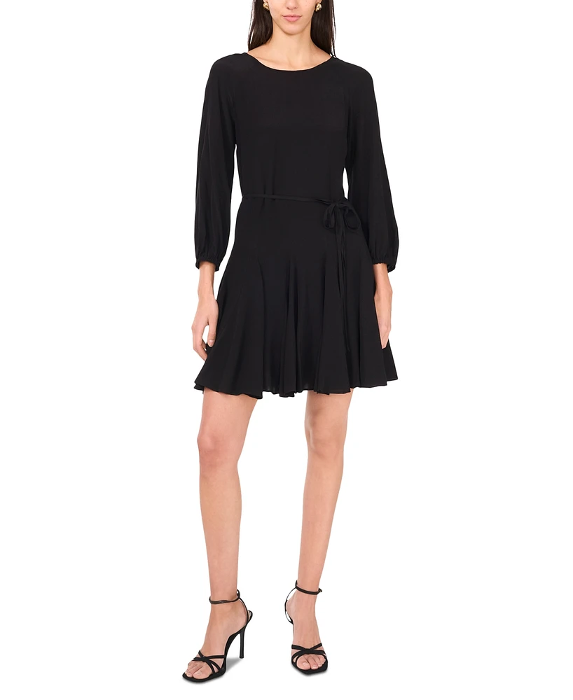 1.State Women's Long-Sleeve Godet Dress